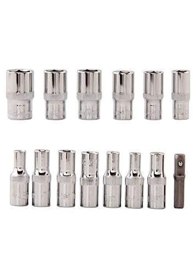 A4SHOP 46 In 1 Pcs Tool Kit & Screwdriver and Socket Set,Hand Tool Kit Wrench Set Multi Purpose Combination Tool Case Precision Socket Set, Bike All Bike, Car Set - Image 5